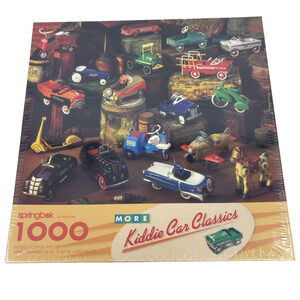 Springbok 1000 Piece Jigsaw Puzzle Kiddie Car Classics Hallmark Roadster Sealed